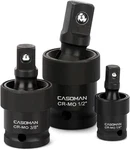 Casoman 3-piece Impact Universal Joint Set - 1/4", 3/8" And 1/2" Drive, Cr-mo. Fixed Price $24.60.