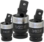 Lexivon Impact Universal Joint 3 Piece Slim Design Adapter Set Freeship Lx-113-s. Fixed Price $22.99.
