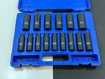 Cornwell Cbpi3lm 15pc 1/2 Drive Metric 10mm-24mm Deep Impact Socket Set, Nos. Fixed Price $175.74.