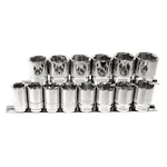 K-tool 28100 14-pc 1/2" Drive 6-point Shallow/short Metric Socket Set. Fixed Price $36.64.