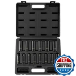 Sunex Tools 2653 1/2-inch Drive Deep Metric 6 Point Impact Socket Set, 14-piece. Fixed Price $117.78.