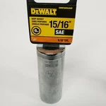 Dewalt Stanley Dwmt88952osp Tools 1/2" Drive 15/16" Deep Well Socket 6 Point New. Fixed Price $5.51.