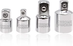 Dianrui 4 Pcs Socket Adapter Set, 3/8 To 1/2 Adapter, 1/4 Square R. Fixed Price $12.51.