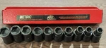 Mac Tools 3/8 Drive Metric Impact Swivel Socket Set (sxupm106tra Like New Used). Fixed Price $385.00.