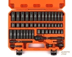 Horusdy 3/8" Drive Impact Socket Set, 50-piece Sae/metric 6-point With Ratchet. Fixed Price $59.99.