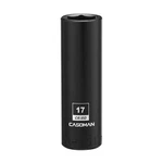 Casoman 1/2-inch Drive X 17mm Deep Impact Socket, 6-point, Metric, Cr-mo. Fixed Price $9.57.