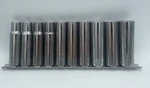 Craftsman Tools 10 Pc. 1/2" Drive 12-point Chrome Deep Metric Socket Set/ Lot. Fixed Price $74.99.