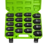 Sunhzmckp 1/2" Drive Deep Impact Socket Set 17-piece, Spindle 6 Point Axle Nu.... Fixed Price $96.62.