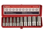 Genius Tools 10 Piece 1/2" Dr. Metric Deep Hand Socket Set - Gs-410dm. Fixed Price $67.08.