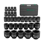 3/4 Inch Drive Impact Socket Set, 6-point Design, Cr-mo Steel, 30 Pcs Large I.... Fixed Price $218.71.