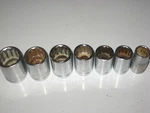7-pc 1/2"-dr Sae 12-pt Socket Set (9/16" Thru 15/16"), Japan, By Truecraft. Fixed Price $31.95.