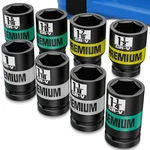 Kirxst 8pc 3/4" Drive Impact Socket Set Sae Axle Nut 1"-1-1/2" Jumbo Cr-v. Fixed Price $68.89.