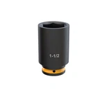 Klutch 3/4in.-drive 6-point Chrome Molybdenum Deep Impact Socket, 1-1/2in. Sae. Fixed Price $37.99.