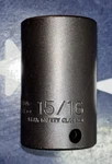 Proto 15/16 - 3/8" Drive 6pt 6-point Deep Thin Wall Impact Socket 7730ht Usa. Fixed Price $26.95.