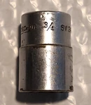 Snap On Sv241, 1/2" Drive, 3/4" Socket, Shallow, 12 Point.. Fixed Price $6.89.