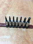 T&e Tools Usa 3/8 Drive Sae Hex Allen Bit Socket 7 Piece Set 1/8" To 3/8". Fixed Price $22.99.