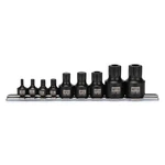 9pcs 1/4" 3/8" 1/2" Drive Low Profile Triple Square Bit Socket Set Tamperproof T. Fixed Price $21.40.