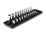 Tekton 1/4 Inch Drive 12-point Socket Set With Rails And 22-piece (4-14 Mm). Fixed Price $86.99.