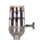 Satco 3 Piece Stamped Solid Brass Way (2 Circuit) Turn Knob Socket. Fixed Price $16.49.