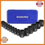 Workpro 1/2 Drive Shallow Impact Socket Set, Sae Cr-v Steel 6-point Set. Fixed Price $47.57.