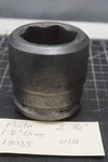 Proto 15035 1-1/2" Drive 2-3/16" Standard Impact Socket 6-point Wrench Usa. Fixed Price $49.00.