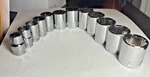 Craftsman 3/8 Drive Sockets Sae And Mm. 6 Or 12 Point. (pick A Size). Fixed Price $17.95.