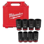Milwaukee 49-66-7018 Shockwave Impact Duty 3/4" Sae 6 Point Socket Set - 8pc. Fixed Price $149.97.