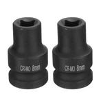 2pcs 4 Point Square Socket 1/2" Drive 8mm Metric Cr-mo Impact Wheel. Fixed Price $16.36.