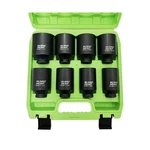 Sunhzmckp 1/2" Drive Deep 6-point Impact Socket Set, 8-piece Standard Sae Spi.... Fixed Price $38.71.