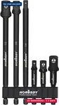 Horusdy 6-piece Impact Sockets Adapter Sets, 3-inch And 6-inch Hex Shank 1/4" 3/. Fixed Price $13.98.