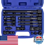 Workpro 18-piece Impact Socket Extension Set Includes Adapters Ratchet. Fixed Price $59.12.