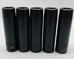 Proto 7318h 9/16 In Deep Impact Socket 6 Point 1/2" Drive Lot Of 5 Each New. Fixed Price $29.99.