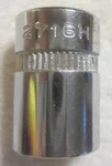 1/2" Indestro 2716h 3/8'' Drive 6 Point Socket ,vtg Mint Shape, Tool,usa. Fixed Price $8.54.