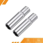 2pcs 3/8" Drive 12mm 6 Point Deep Socket Chrome. Fixed Price $14.10.