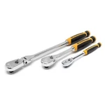 Gearwrench 3 Pce 1/4 & 3/8 Drive 90-tooth Teardrop Soft Grip Ratchet Set 81203t. Fixed Price $159.99.