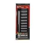 Proferred S07301 3/8" Drive Standard Metric Socket Set, 12 Piece, Point Deep. Fixed Price $37.02.