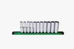 Sk Tools Usa 1/2" Drive, 11 Piece, 6 Point, Metric, Deep Chrome Socket Set. Fixed Price $102.78.