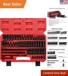 1/4 Inch Drive Master Impact Socket Set With Adapters, U-joint, Extensions & .... Fixed Price $129.59.