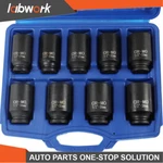 Labwork 9 Pcs Deep Impact Socket Set Drive Metric Axle Hub Nut 29-38mm. Fixed Price $32.05.
