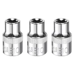 Harfington 3pcs E-torx Socket 3/8" Drive E10 Star Female 1.1". Fixed Price $11.49.
