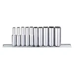 Westward 53pn28 1/4" Drive Socket Set, Sae, 10 Pieces, 5/32 To 1/2 In,. Fixed Price $17.29.