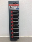 Crescent Cims0n Assorted In. X 1/2 Drive Sae 6 Point Impact Socket Set 8 Pc. Fixed Price $34.43.