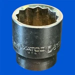 Matco 19mm 3/8" Drive Small Shallow Socket 12 Point B19m2. Fixed Price $14.99.