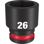 Milwaukee Shockwave 26 Mm X 1/2 In. Drive Metric 6 Point Standard Impact Socket. Fixed Price $16.99.