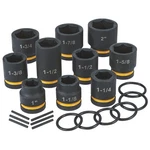 Klutch 1in. Drive Impact Socket Set, Budd Wheel, Sae, Chrome Molybdenum, 10 Pcs.. Fixed Price $129.99.