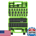 Reniteco 56-piece 3/8 Drive Socket Set Sae 5/16-3/4 Metric 8mm-22mm Deep. Fixed Price $95.51.