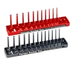 Hansen Global 1/4" Drive Metric & Sae Standard Deep Socket Tray Organizer Usa. Fixed Price $29.99.