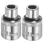 2pcs 12 Points Socket 3/8" Drive 6mm Metric Shallow Impact. Fixed Price $9.81.
