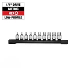 Milwaukee 48-22-9545 10pc 1/4 Drive Low-profile Hex Bit Socket Set - Metric. Fixed Price $67.99.