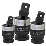 Impact Universal Joint Set - 3-piece Socket Swivel 1/2", 3/8", 1/4" Chrome-mo.... Fixed Price $34.22.